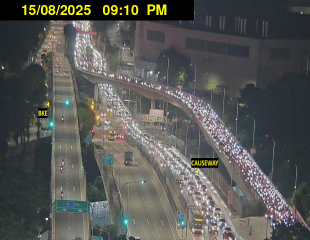 Woodlands Traffic Camera (going out Singapore)